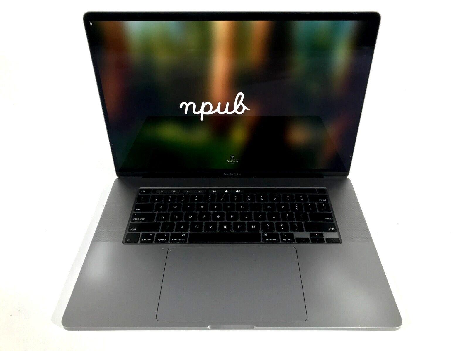 MacBook Pro Intel Core i7 2019 16" 512GB Space Gray · i7-9750H @ 2.60GHz